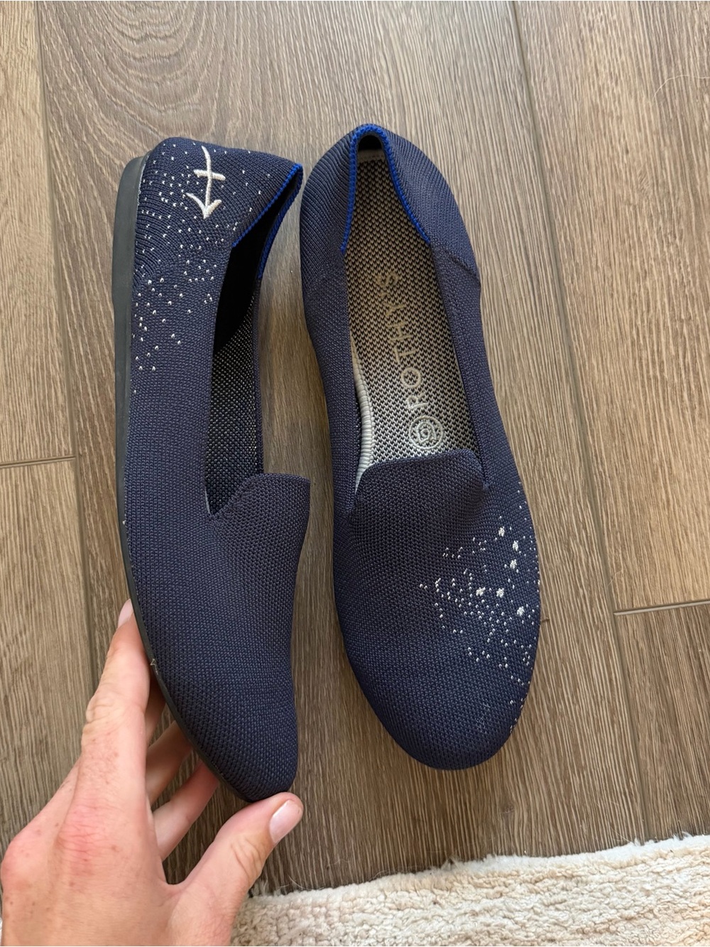 Rothy’s Navy Zodiak Sagittarius Flats 9